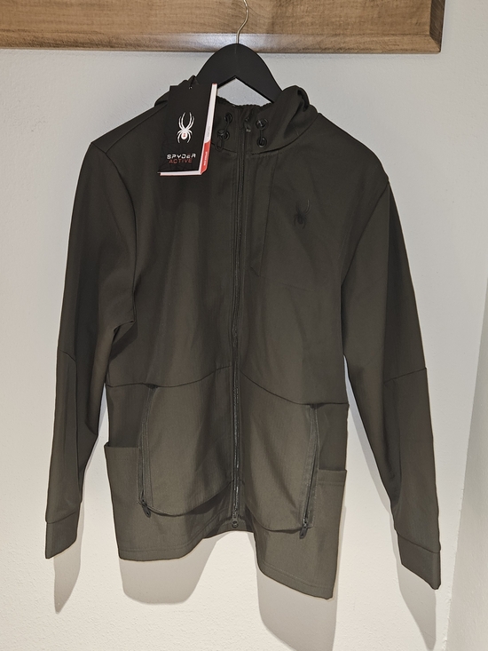 Spyder Jackets & Blazers - Spyder Women's Olive Green Hooded Softshell Jacket NWT